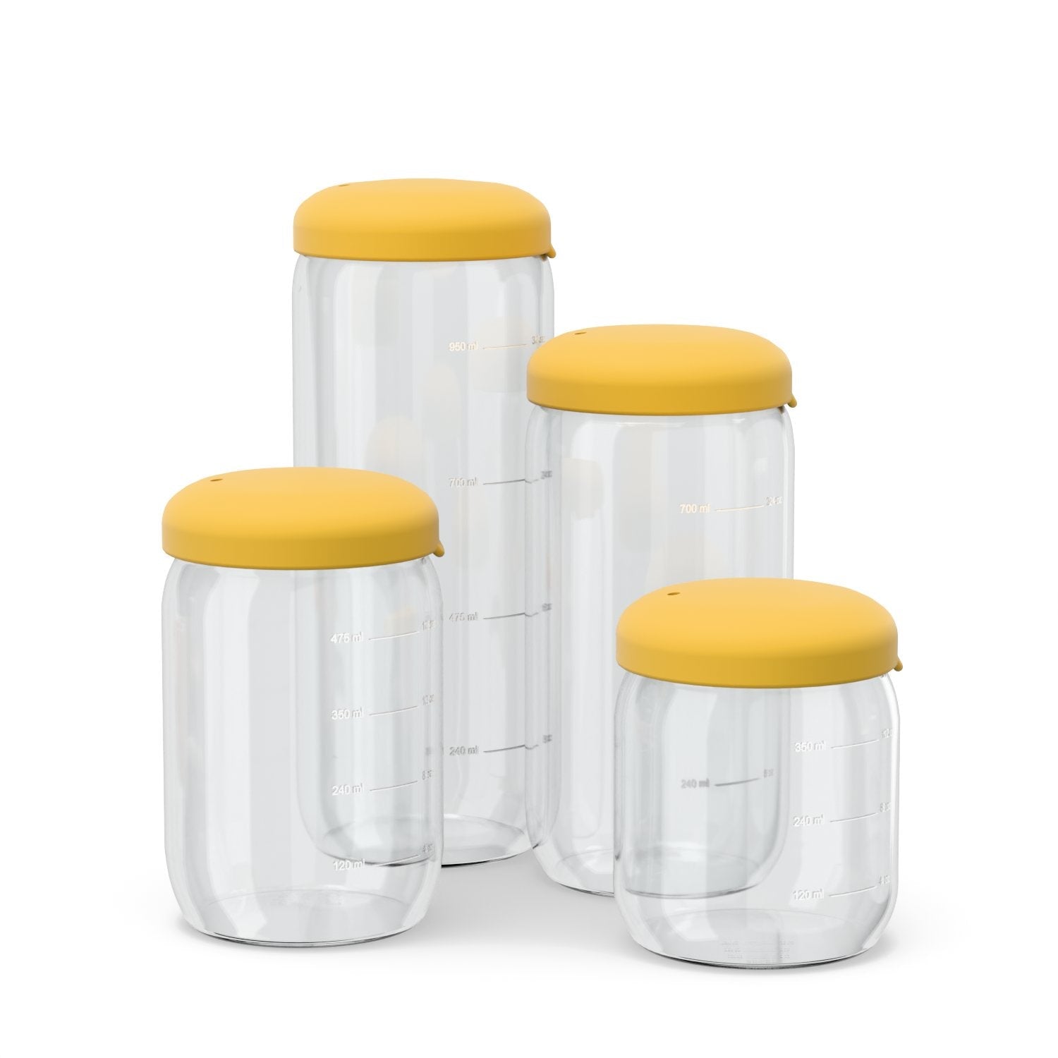 Food Storage Jar in Borosilicate Glass 34 oz - Mimosa